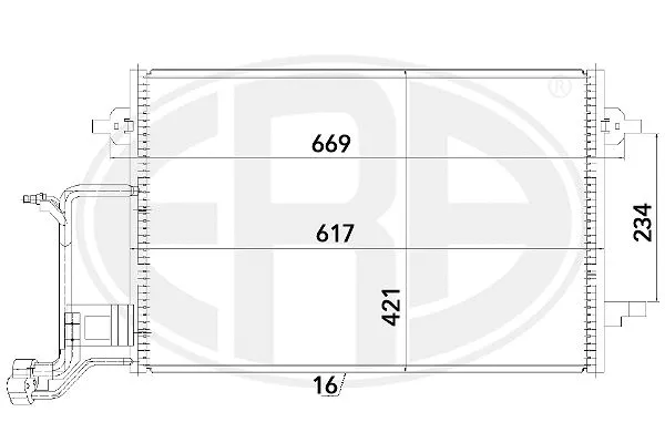 Condenser, air conditioning (667220)
