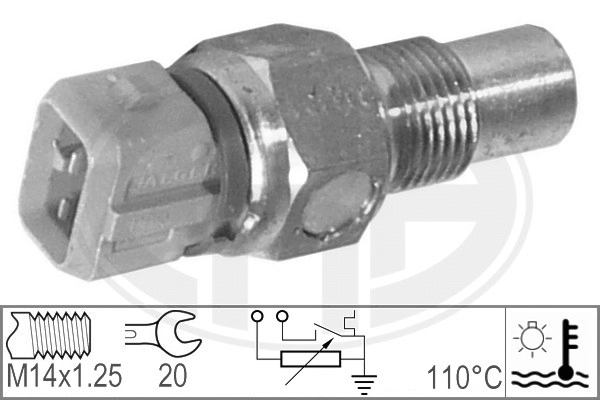 Sensor, coolant temperature (330554)