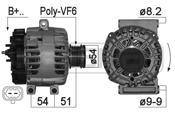 Alternator (209148A)