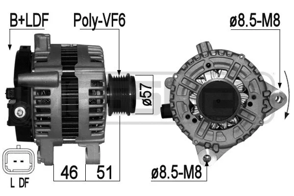 Alternator (209054A)
