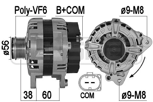 Alternator (209564A)