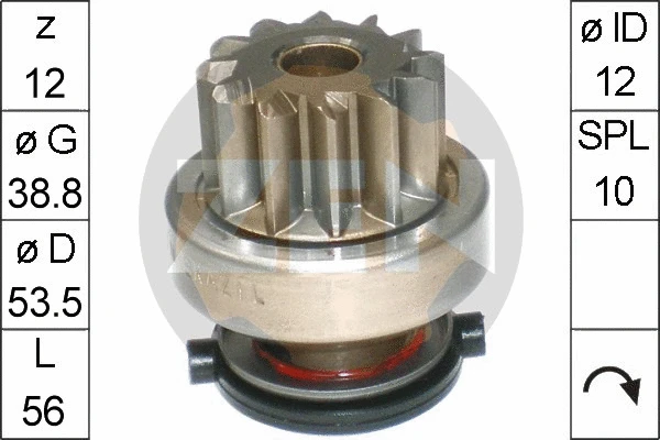 Freewheel Gear, starter (ZN1642)