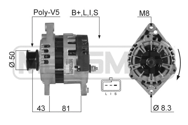 Alternator (210389A)