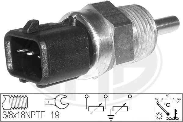 Sensor, coolant temperature (330632)