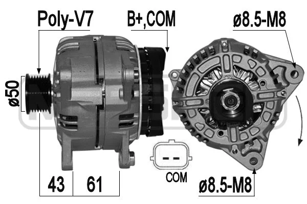 Alternator (209404A)