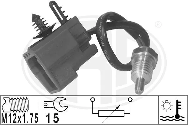 Sensor, coolant temperature (330810)