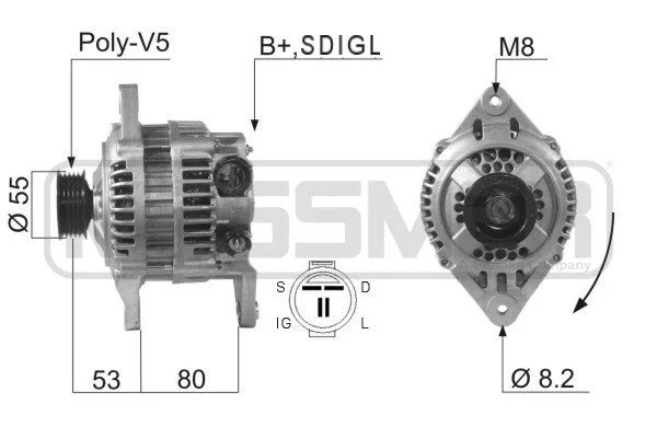 Alternator (210626A)