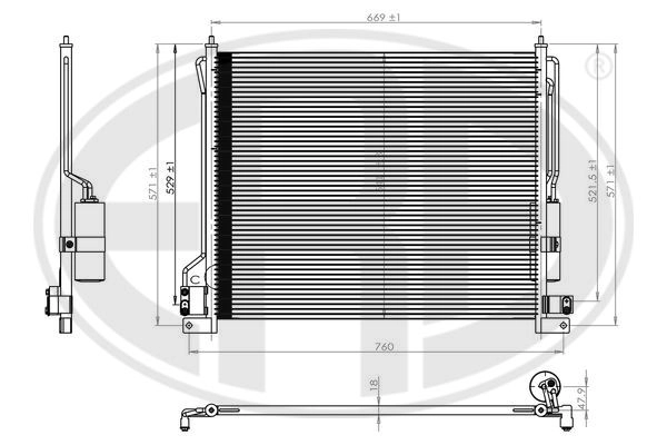 Condenser, air conditioning (667296)