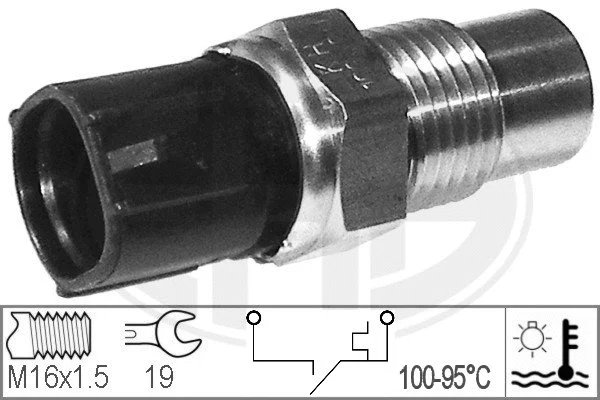 Temperature Switch, radiator fan (330676)