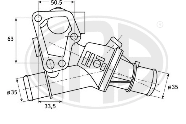 Thermostat, coolant (350260)