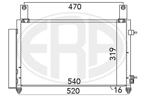 Condenser, air conditioning (667032)