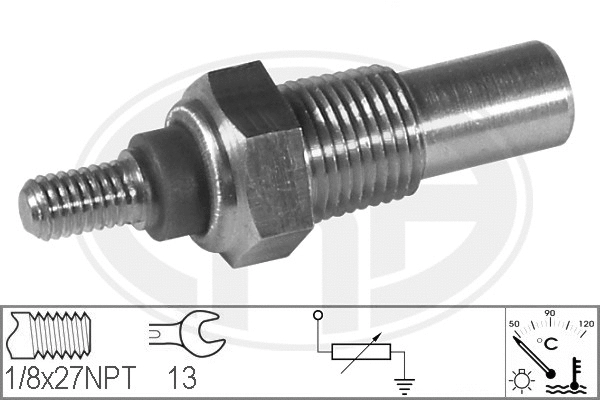 Sensor, coolant temperature (330131)