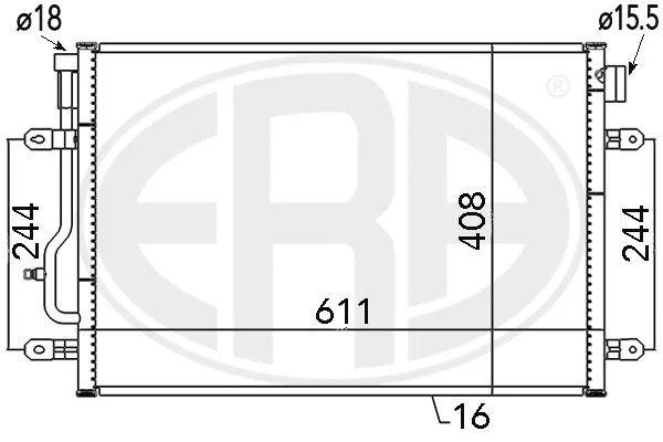 Condenser, air conditioning (667060)