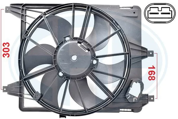 Fan, engine cooling (352086)