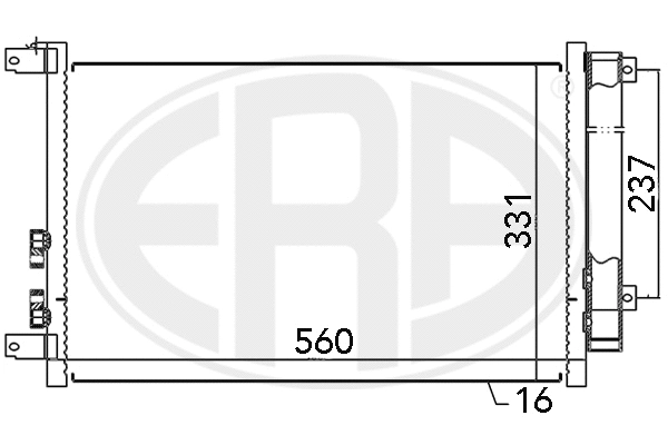 Condenser, air conditioning (667045)