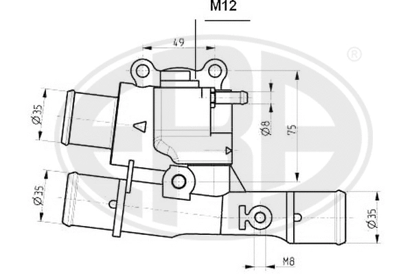 Thermostat, coolant (350317)
