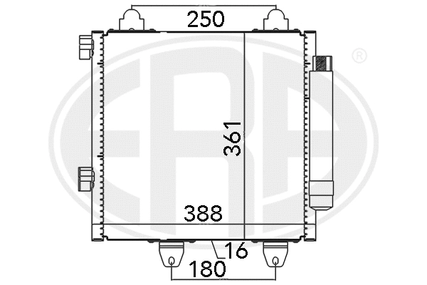 Condenser, air conditioning (667022)