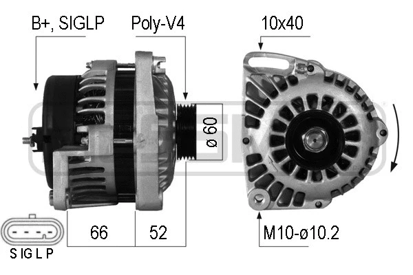Alternator (210206A)