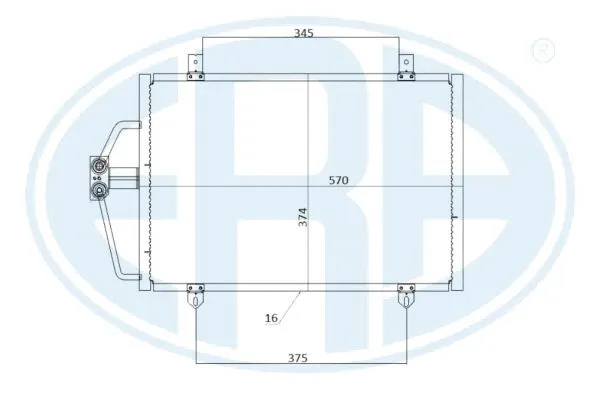 Condenser, air conditioning (667210)