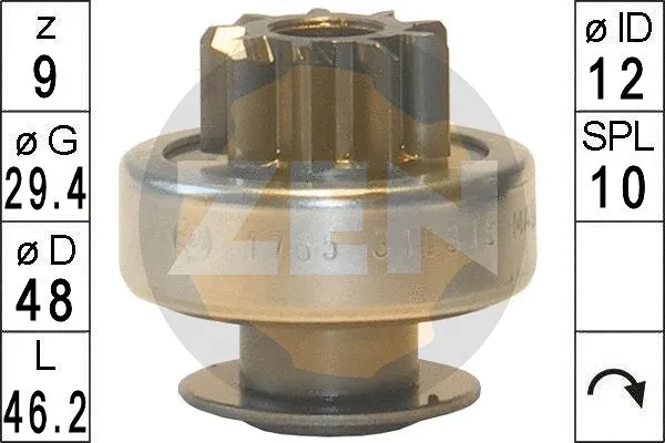 Freewheel Gear, starter (ZN1765)