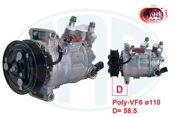 Compressor, air conditioning (670180)