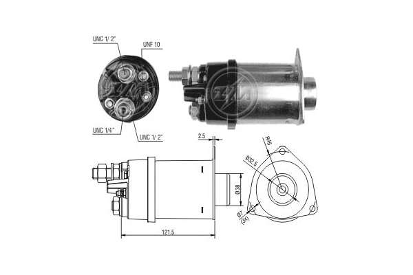 Solenoid Switch, starter (ZM452)