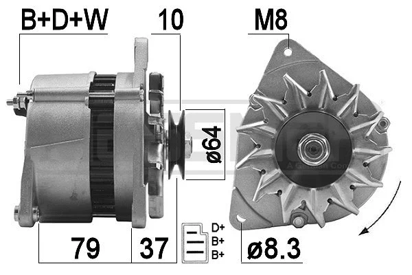Alternator (210204A)
