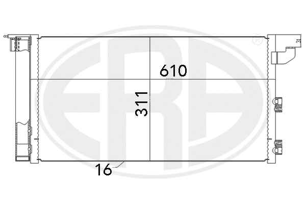 Condenser, air conditioning (667005)