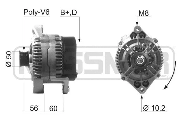 Alternator (210165A)