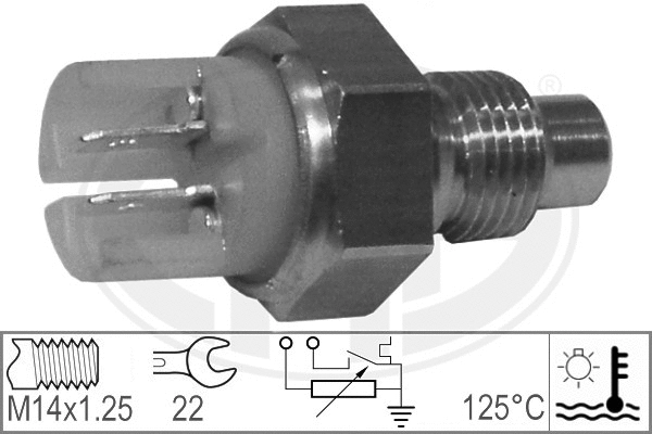 Sensor, coolant temperature (330466)