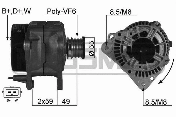 Alternator (210125A)