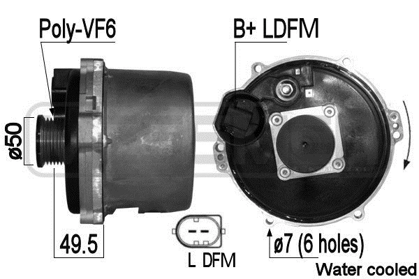 Alternator (209048A)