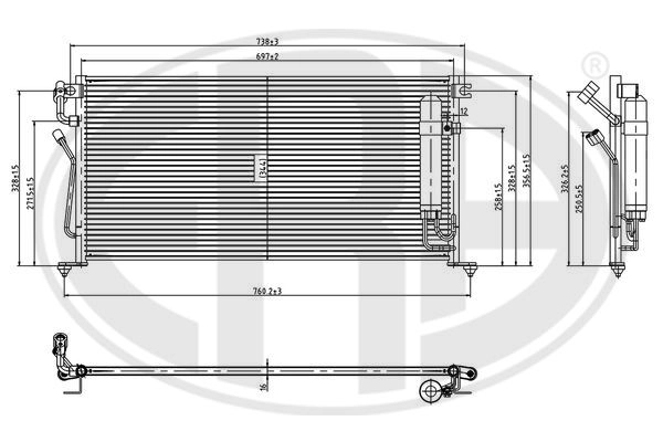 Condenser, air conditioning (667330)