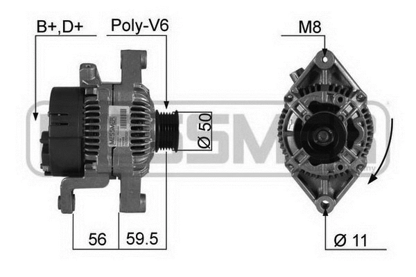 Alternator (210349R)