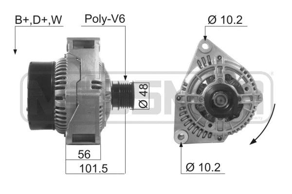 Alternator (210042A)