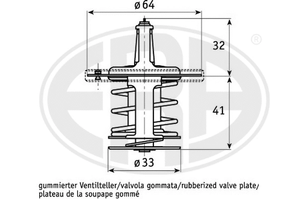 Thermostat, coolant (350303)