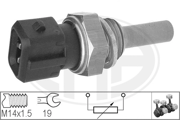 Sensor, coolant temperature (330129)