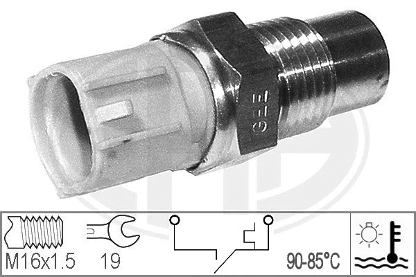 Temperature Switch, radiator fan (330674)