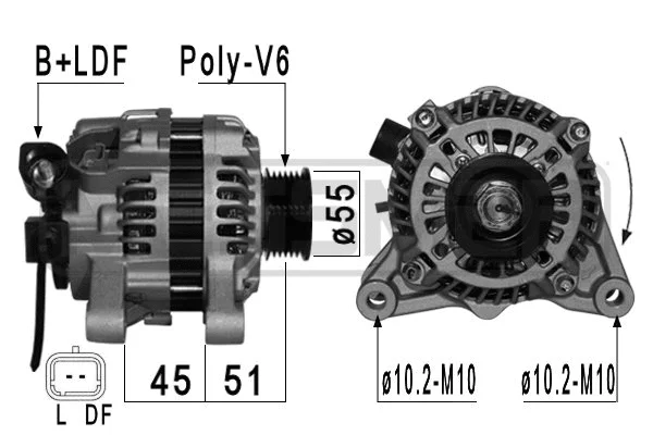 Alternator (210926A)