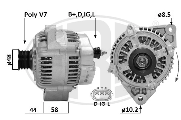 Alternator (209680A)