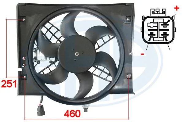Fan, engine cooling (352010)
