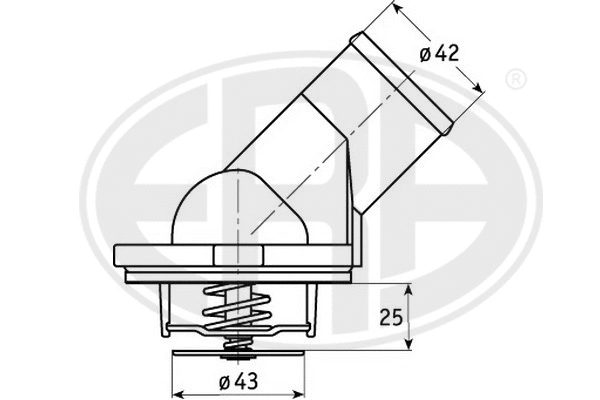 Thermostat, coolant (350354)
