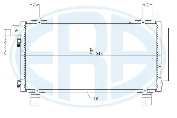 Condenser, air conditioning (667154)