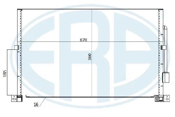 Condenser, air conditioning (667280)