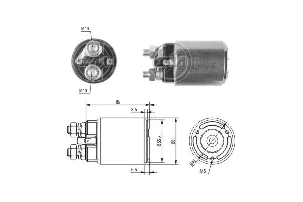 Solenoid Switch, starter (ZM656)