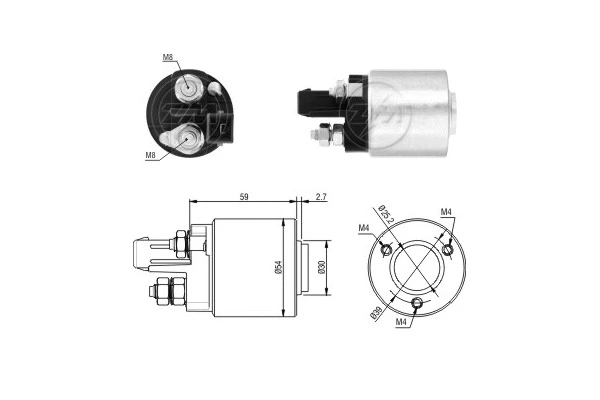 Solenoid Switch, starter (227459)