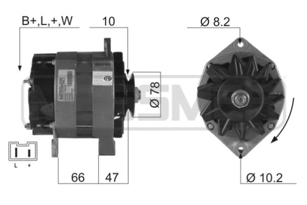 Alternator (210163A)