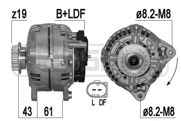 Alternator (210929A)