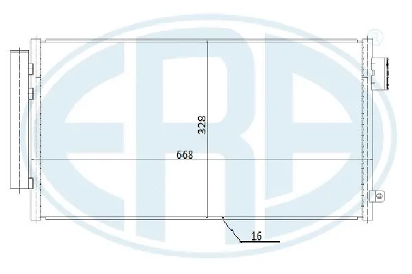 Condenser, air conditioning (667275)