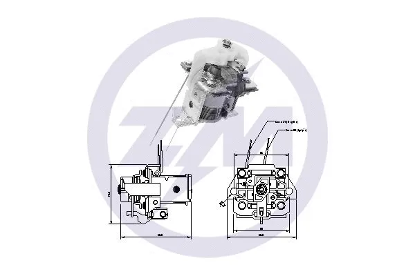 Solenoid Switch, starter (ZM3903)